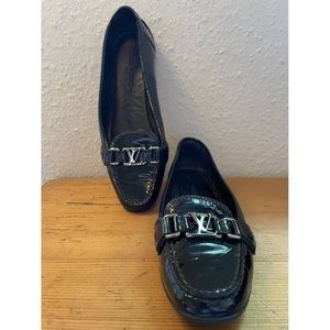 Louis vuitton leather flats 38.5